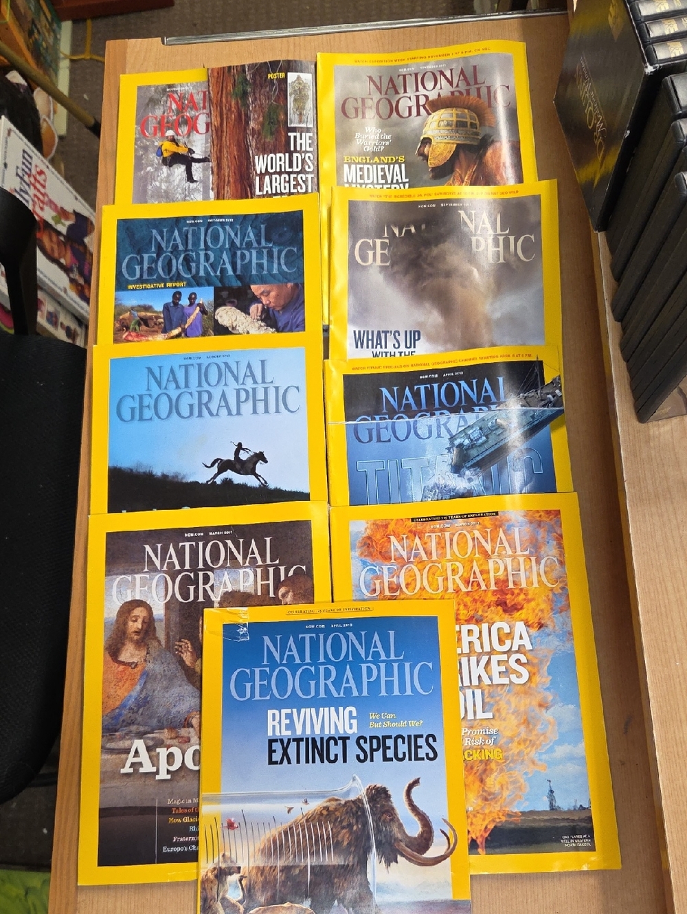 National Geographic Magazines 2011-2013‎ Nine  Magazines